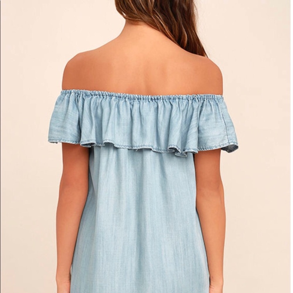 ZARA Denim Dress - Picture 2 of 8